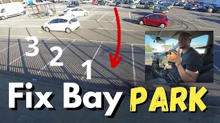 How To Steer When Reverse Bay Parking including How To Fix It If You Do It Wrong