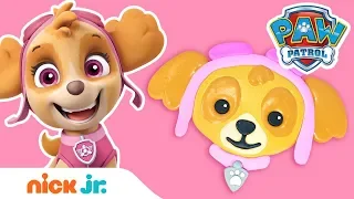 Make PAW Patrol Characters w/ Fluffy Slime 🐶 Slime Time! | Stay Home #WithMe | Nick Jr.