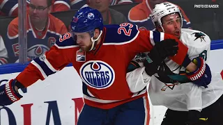 Oilers lose Game 1 in OT to Sharks