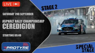 LIVE! Rally Ceredigion 2023 - Stage 2 - Protyre Motorsport UK Asphalt Rally Championship