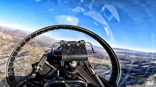 Aggressor F-16 Fighting Falcon Red Flag 22-1 • Cockpit View