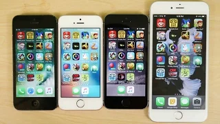 iPhone 5 vs iPhone 5S vs iPhone SE vs iPhone 6s