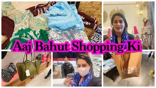 Saba se Gifts mile 😍| Meeting ke liye gayee n bahut shopping Ki 🙈| Shoaib is in a lot of pain 😔