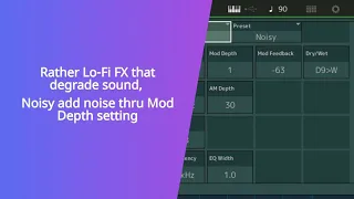 Quick video | Yamaha Montage and MODX: Noisy FX
