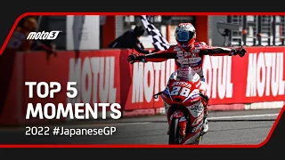 Top 5 Moto3™ Moments | 2022 #JapaneseGP