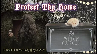 Witch Casket May 2024 Unboxing Theme Threshold Magick - Magickal Monthly Witchy Subscription Box