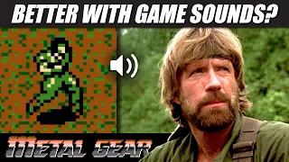 Chuck Norris dubbed with METAL GEAR game sounds! | RetroSFX