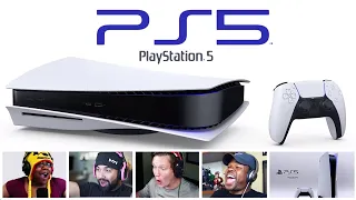 Reactors Reaction To Seeing The PlayStation 5 For The First Time | PS5 Hardware Reveal Reactions