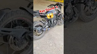 akrapovic exhaust 💥 Pulsar N 160 Sound N250 exhaust sound 😱 #shorts #n160 #akrapovic