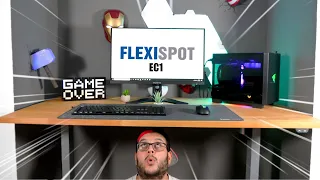 GAMING TISCH WILL HOCH HINAUS !!! EC1 FLEXISPOT  LOW BUDGET HÖHENVERSTELLBARER SCHREIBTISCH