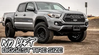Biggest Tire Size on a Tacoma/4Runner with NO LIFT!