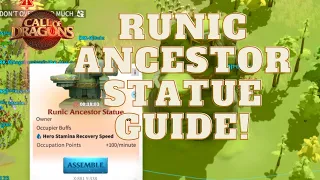 RUNIC ANSCESTOR STATUE GUIDE! S2 | Call of Dragons