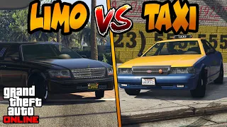 Limo VS TAXI (GTA Online)