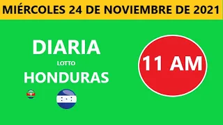 Diaria 11 am honduras loto costa rica La Nica hoy miércoles 24 NOVIEMBRE DE 2021 loto tiempos hoy