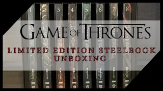 Game of Thrones the Complete Collection Best Buy Exclusive 4k Steelbook Unboxing