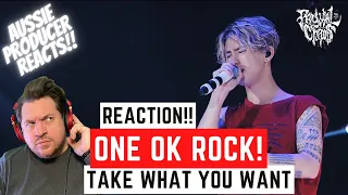 I Was Not Prepared For This!! One Ok Rock - Take What You Want - Aussie Producer Reaction