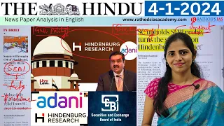 4-1-2024 | The Hindu Newspaper Analysis in English | #upsc #IAS #currentaffairs #editorialanalysis