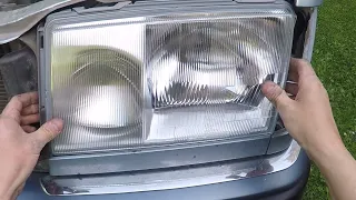 Mercedes-Benz W124 headlight changing