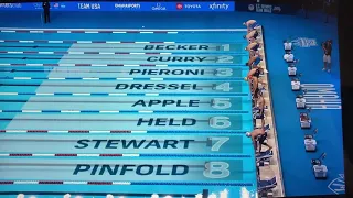 men's 100m free FINAL•OLYMPIC TRIALS USA_Caeleb Dressel