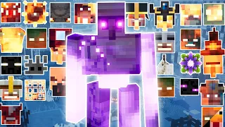 ENCHANTED IRON GOLEM VS ALL ANCIENT MOBS | MINECRAFT DUNGEONS