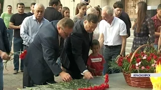 Красноярск присоединился к акции памяти о погибших в Южной Осетии в 2008 году (Новости 08.08.16)