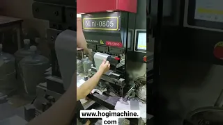 All-electric Servo cnc mini press brake Arc bending demo for metal small parts #minipressbrake