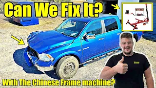 Will This Cheap Chinese FRAME MACHINE FIX MY Smashed Dodge Ram 1500