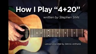 Easier Way To Play Stephen Stills' "4+20."