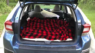 Subaru XV Crosstrek car camping