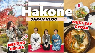 Japan Travel Vlog 🇯🇵 Meeting Geisha, beautiful Japanese gardens & great food - Last day in Hakone