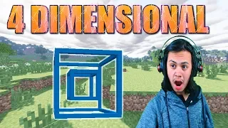 MINECRAFT BUT ITS IN 4D!!!! | HYPER CUBE Part 2