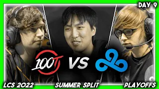 THE TRINE (LCS 2022 CoStreams | Summer Split | Playoffs: Day 9 | 100 vs C9)