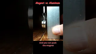 Magnet Vs Aluminum !   #physics  #lab #experiment