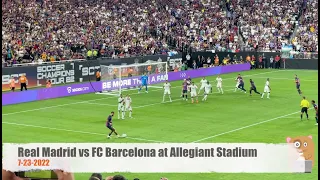 Real Madrid vs FC Barcelona at Allegiant Stadium