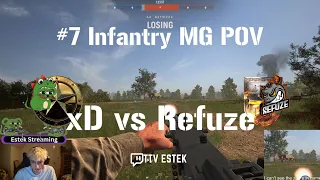 #7 infantry - Comp MG POV, xD vs RF |Hell Let Loose