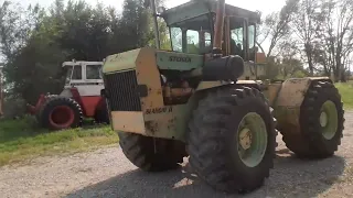 Dad's first drive of the steiger Bearcat II 1 of 3