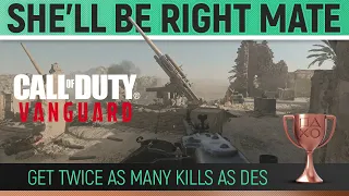 Call of Duty Vanguard - She'll Be Right Mate 🏆 Trophy Guide (Mission 8: Battle of El Alamein)