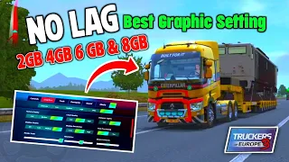 Truckers Of Europe 3 Lag Fix 4gb Ram || Best Graphics Settings For Truckers Of Europe 3 #toe3