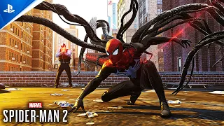 Marvel's Spider-Man 2 PS5 Gameplay | Symbiote Suit EPIC Combat Gameplay ► MUST WATCH MOD GAMEPLAY