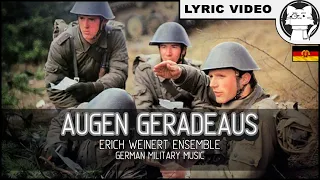 Augen Geradeaus! - Erich Weinert Ensemble [⭐ LYRICS GER/ENG] [East Germany] [German Military Music]