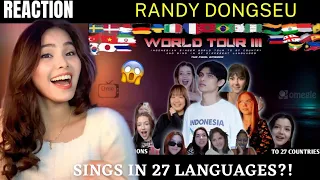 Randy Dongseu sings in 27 Different Languages!😱| Reaction Video