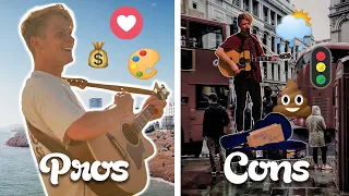 Life as a Full Time Busker: Pros and Cons