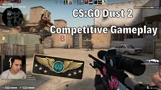 CS GO Dust 2 Gameplay! Very Hard Match! csgo competitive gameplay