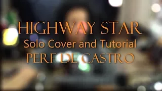 Deep Purple - Highway Star Keyboard Solo on Guitar: Cover and Tutorial!