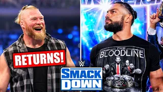 OMG! Brock Lesnar returns next week! // WWE SmackDown 26 November 2021 full highlights