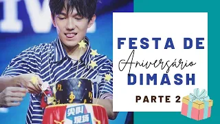 Dimash - Programa Festa de Aniversário Parte 2 - Jogo "Louco por comida" [legendas em Português]