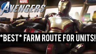 The BEST Unit Farm Guide (Walkthrough) - UNLOCK BLACK WIDOW OUTFIT | Marvel's Avengers