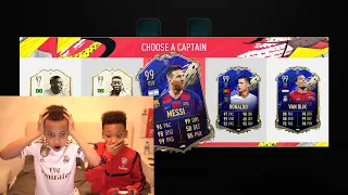 8 YEAR OLD KID vs 9 YEAR OLD 194 FUT DRAFT!! FIFA 20