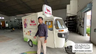 Coffee Truck  fabricated by Azimuth Business on Wheels on 3 wheel auto