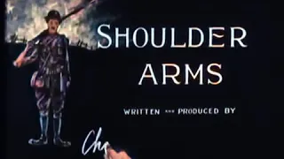 Charlie Chaplin - Shoulder Arms | Colorized